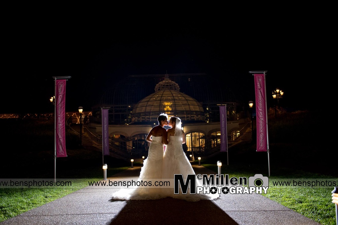 Pittsburgh Wedding photography at Phipps Conservatory